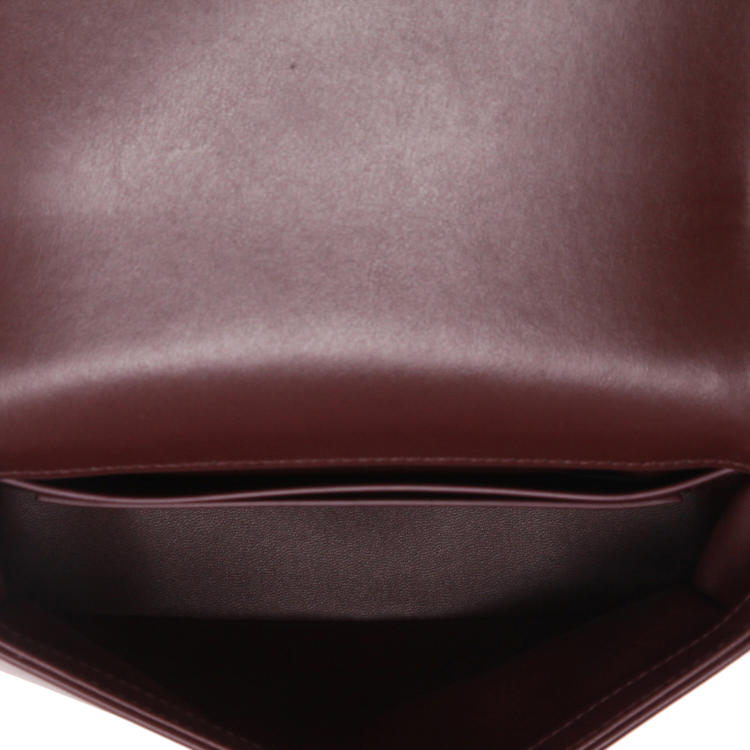 Sac bandoulière Burberry  Grace en cuir lisse prune - Detail D3