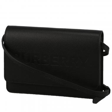 Bolso bandolera Burberry  Grace en cuero liso negro
