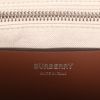 Burberry  Freya medium model  shopping bag  in black canvas  and brown leather - Detail D2 thumbnail