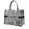 Dior  Book Tote shopping bag  in blue and beige canvas - 00pp thumbnail