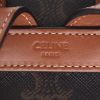 Celine  Folco mini  backpack  "Triomphe" canvas  and brown leather - Detail D2 thumbnail
