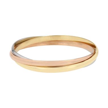 Bracelet Cartier Trinity en 3 ors