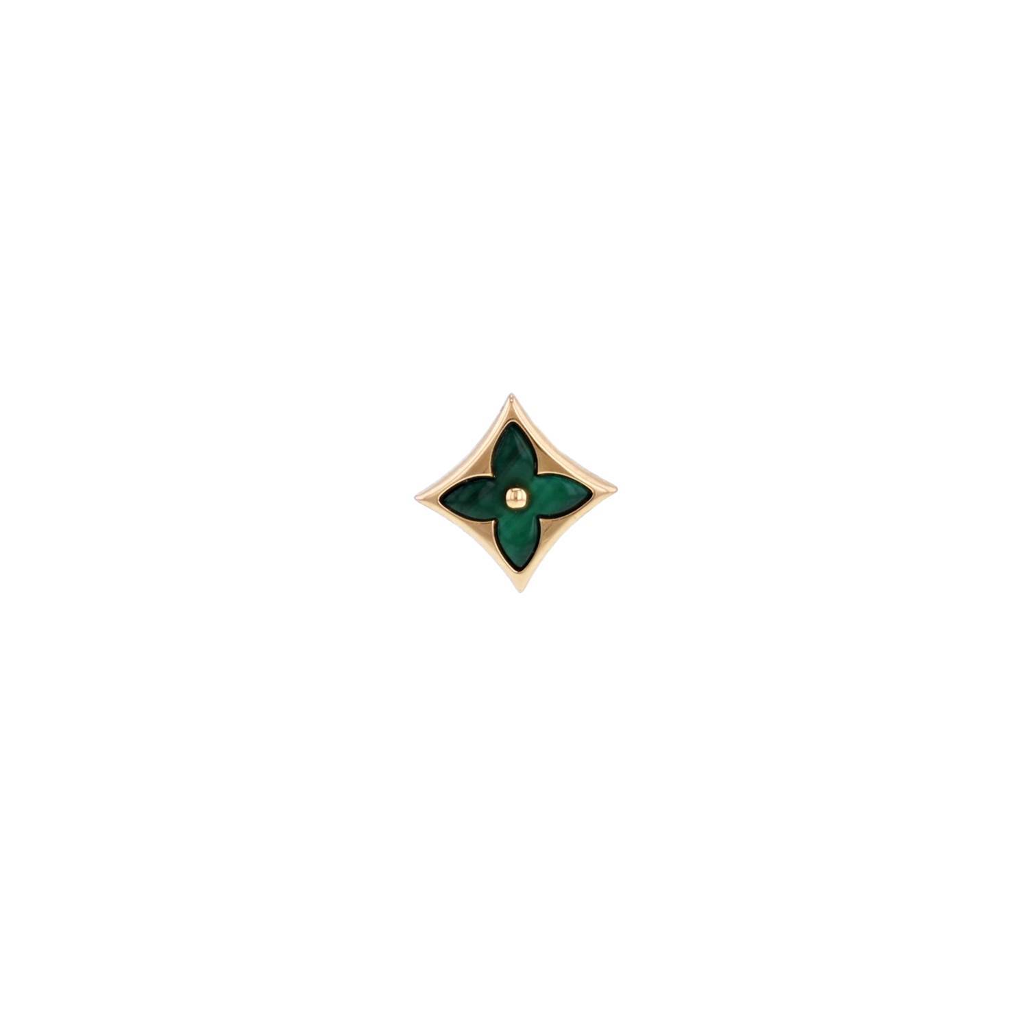 ZDE Orecchini In Titanio Con Malachite: Set Da 3 Paia, Retro Piatto 4/5mm, Ipoallergenici Per Orecchie Sensibili