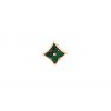 Louis Vuitton Blossom earring in pink gold and malachite - 360 thumbnail