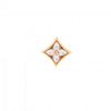 Pendiente Louis Vuitton Blossom de oro rosa y nácar - 360 thumbnail