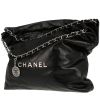 Chanel  22 shopping bag  in black leather - 00pp thumbnail