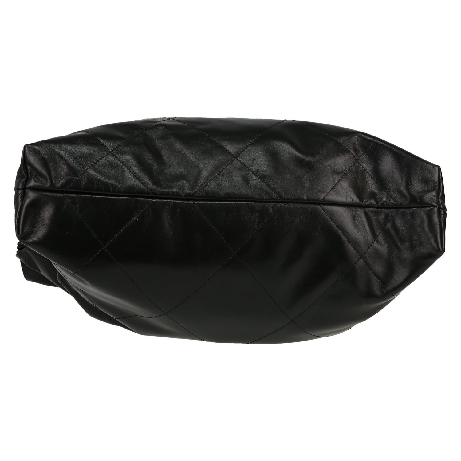Shopping bag Chanel  22 in pelle nera - Detail D1