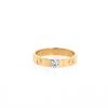 Cartier Love solitaire ring in pink gold and diamond - 360 thumbnail