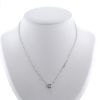 Dinh Van Cube large model necklace in white gold and diamonds - 360 thumbnail