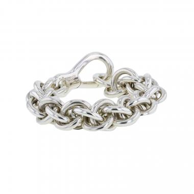 Hermès Atalante bracelet in silver