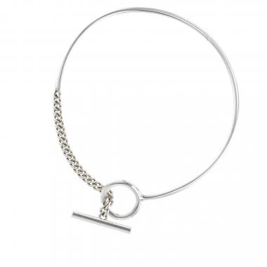Collar ajustado Hermès Croisette de plata