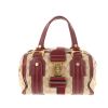 Gucci  Aviatrix handbag  in beige logo canvas  and burgundy leather - 360 thumbnail