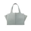 Celine  Tri-Fold shopping bag  in blue leather - 360 thumbnail