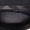 Bolso de mano Celine  Trapeze en cuero negro y color topo y ante azul - Detail D3 thumbnail