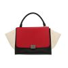 Celine  Trapeze handbag  in black, white and red leather - 360 thumbnail