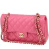 Bolso bandolera Chanel  Timeless Petit en cuero acolchado rosa - 00pp thumbnail