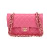 Chanel  Timeless Petit shoulder bag  in pink quilted leather - 360 thumbnail