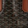 Goyard  Voltaire shopping bag  in brown Goyard canvas  and brown leather - Detail D2 thumbnail