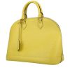 Borsa Louis Vuitton  Alma modello grande  in pelle Epi gialla - 00pp thumbnail