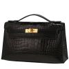 Hermès  Kelly - Clutch pouch  in black alligator - 00pp thumbnail