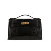 Hermès  Kelly - Clutch pouch  in black alligator - 360 thumbnail