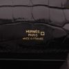 Hermès  Kelly - Clutch pouch  in black alligator - Detail D2 thumbnail