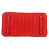 Bolso de mano Hermès  Birkin 25 cm en aligátor rojo Geranium - Detail D1 thumbnail