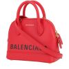 Balenciaga  Ville Top Handle mini  shoulder bag  in red grained leather - 00pp thumbnail