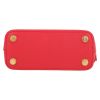 Bolso bandolera Balenciaga  Ville Top Handle mini  en cuero granulado rojo - Detail D1 thumbnail