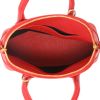 Balenciaga  Ville Top Handle mini  shoulder bag  in red grained leather - Detail D3 thumbnail