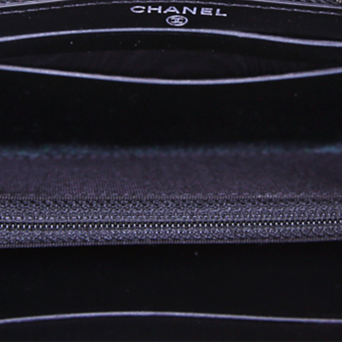 Chanel wallet patent quilted leather - Detail D2