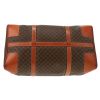 Celine  Vintage travel bag  in brown monogram canvas  and brown leather - Detail D1 thumbnail