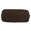 Louis Vuitton  Neverfull small model  shopping bag  in brown monogram canvas  and natural leather - Detail D1 thumbnail