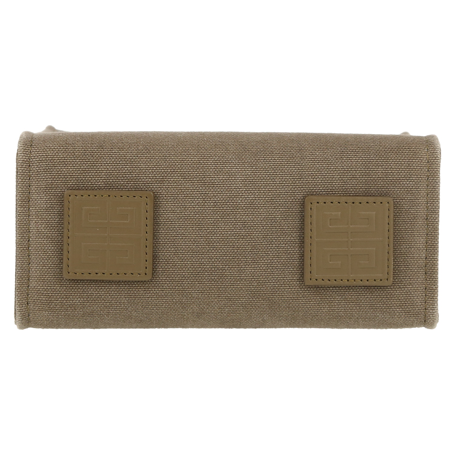 Sac à main Givenchy  G-Tote mini  en toile vert-kaki et cuir vert-kaki - Detail D1