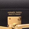 Bolso de mano Hermès  Kelly 20 cm en cuero epsom negro - Detail D2 thumbnail