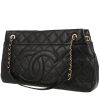 Chanel  Shopping GST shopping bag  in black grained leather - 00pp thumbnail