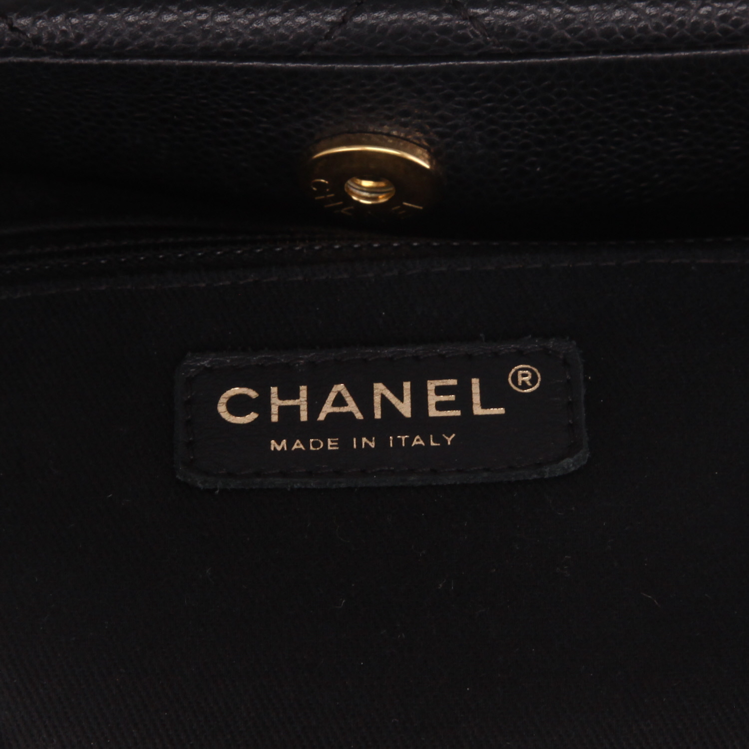 Bolso Cabás Chanel  Shopping GST en cuero granulado negro - Detail D2