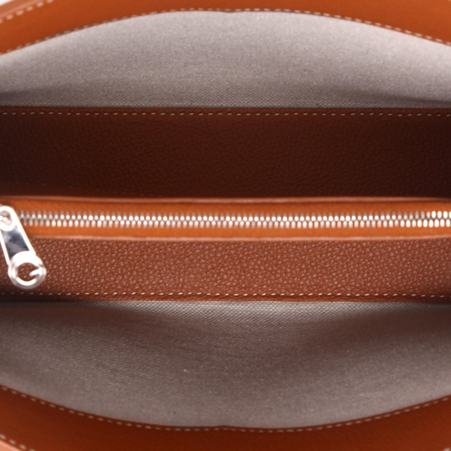 Sac à main Goyard  Rouette en toile Goyardine marron et cuir marron - Detail D3