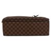 Louis Vuitton  Icare shoulder bag  in ebene damier canvas  and brown leather - Detail D1 thumbnail