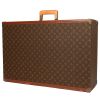 Valigia rigida Louis Vuitton  Bisten 70 in tela monogram marrone e pelle naturale - 00pp thumbnail