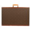 Valise rigide Louis Vuitton  Bisten 70 en toile monogram marron et cuir naturel - Detail D1 thumbnail