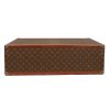 Louis Vuitton  Bisten 70 rigid suitcase  in brown monogram canvas  and natural leather - Detail D4 thumbnail