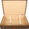Louis Vuitton  Bisten 70 rigid suitcase  in brown monogram canvas  and natural leather - Detail D6 thumbnail