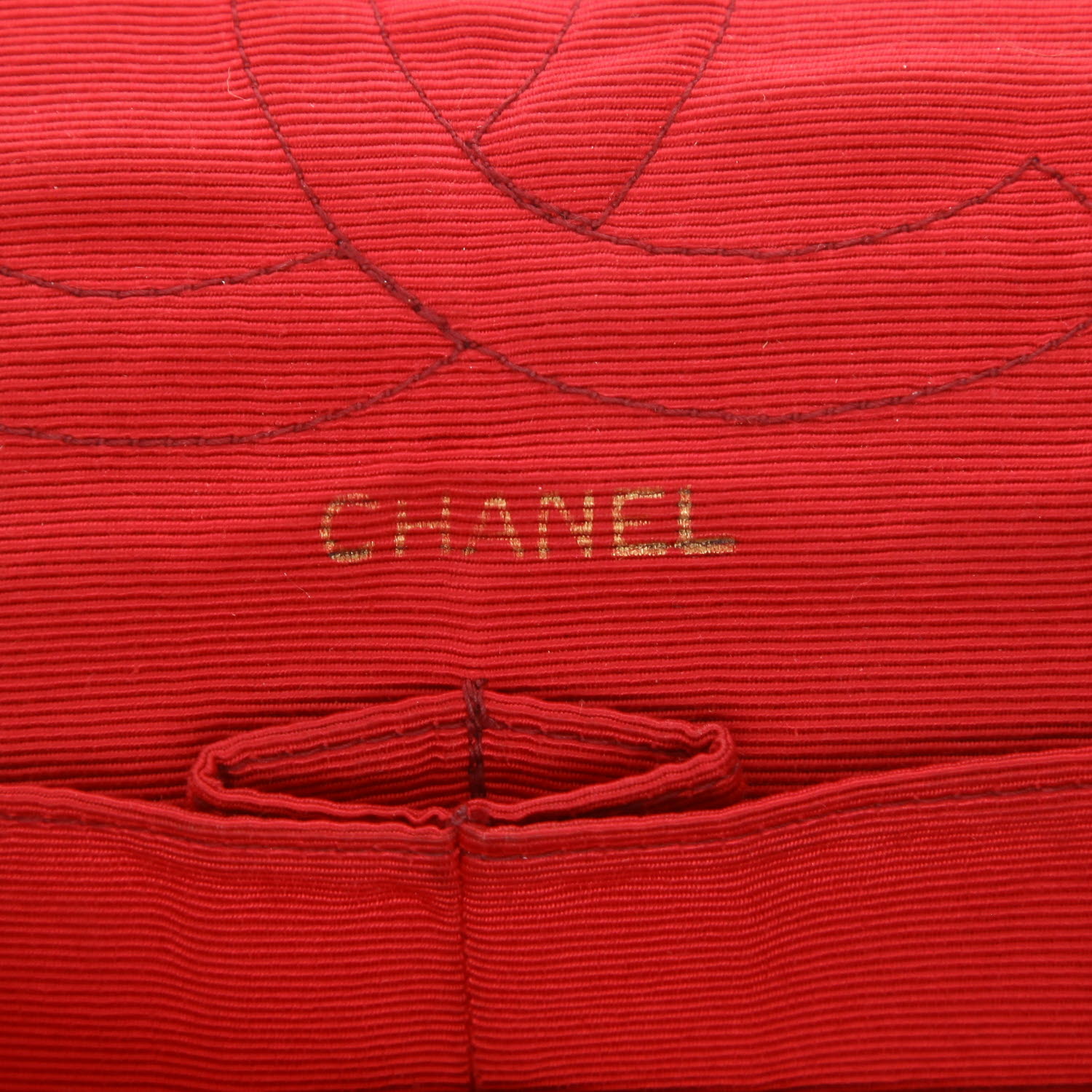 Sac à main Chanel  Timeless en jersey matelassé marron - Detail D2