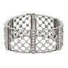 Bracelet manchette années 1920 Vintage en platine et diamants - 00pp thumbnail