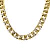 Vintage  necklace in yellow gold and diamonds - 00pp thumbnail