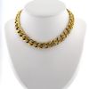 Vintage  necklace in yellow gold and diamonds - 360 thumbnail