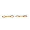 Articulated Cartier Trinity pair of cufflinks in yellow gold, pink gold and white gold - 360 thumbnail