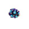 Cartier Délice de Goa ring in pink gold,  turquoises and amethysts - 00pp thumbnail