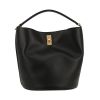 Celine  Seau 16 handbag  in black leather - 360 thumbnail